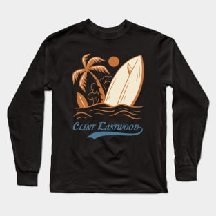 Vintage summer clint eastwood Long Sleeve T-Shirt